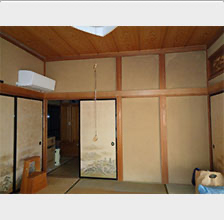 壁を撤去して間取りも暮らしもシンプルに before