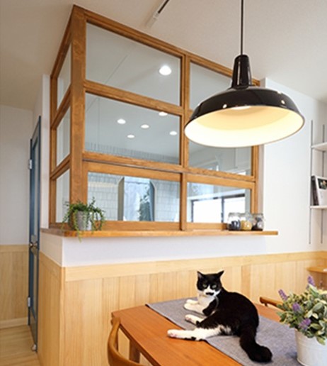 【カフェ風】戸建・LDK、フルリフォーム事例｜費用1,000万円