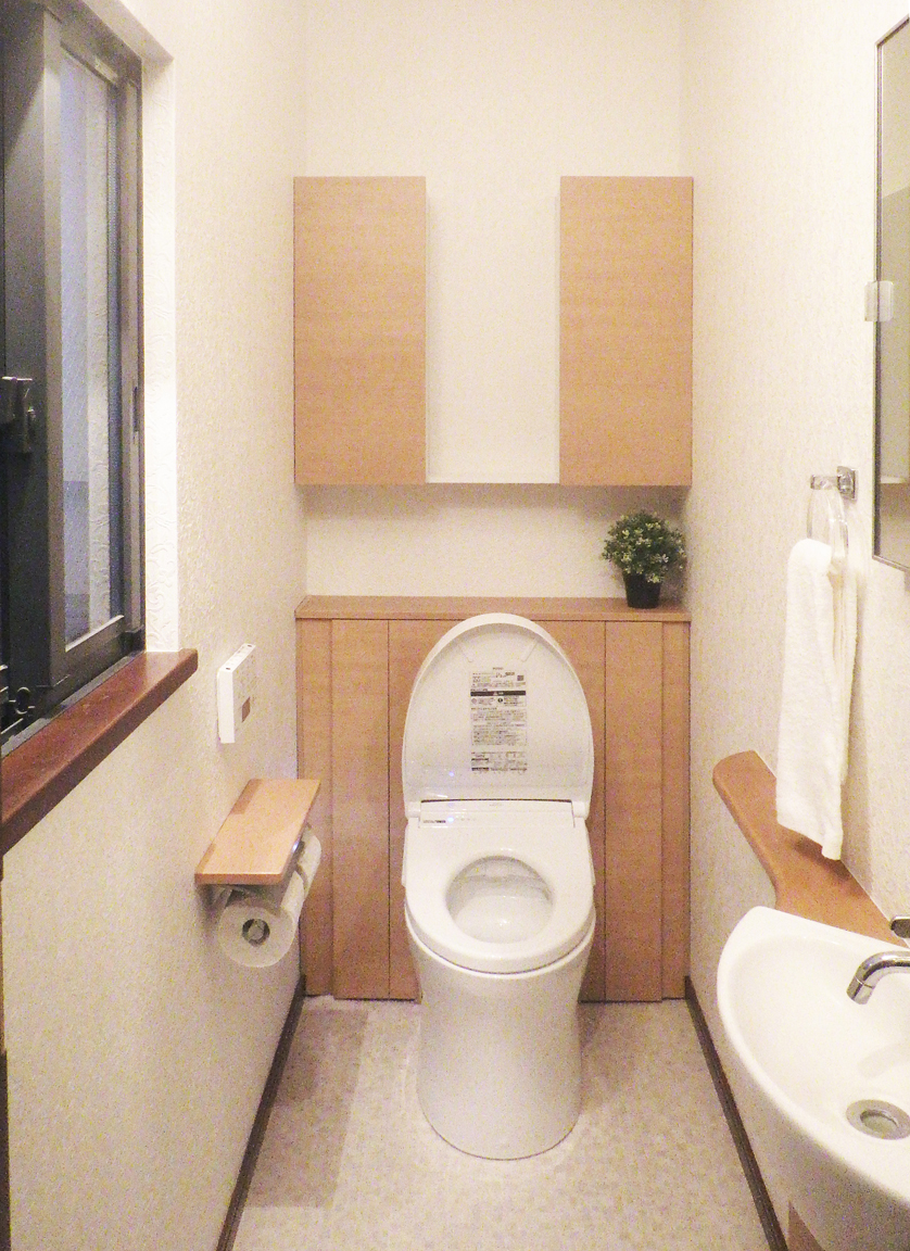 トイレ・洗面・お風呂の照明リフォームの施工事例